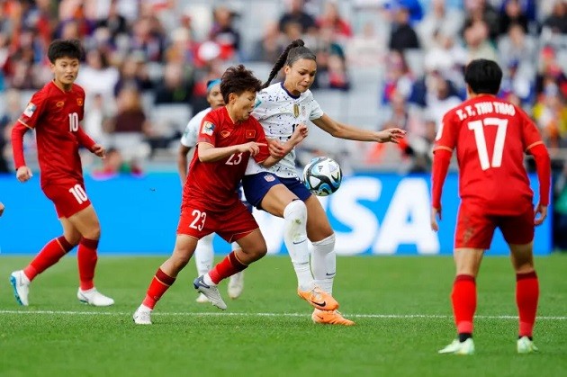 TRỰC TIẾP Mỹ 3-0 Việt Nam (H2): Horan ghi bàn - Bóng Đá