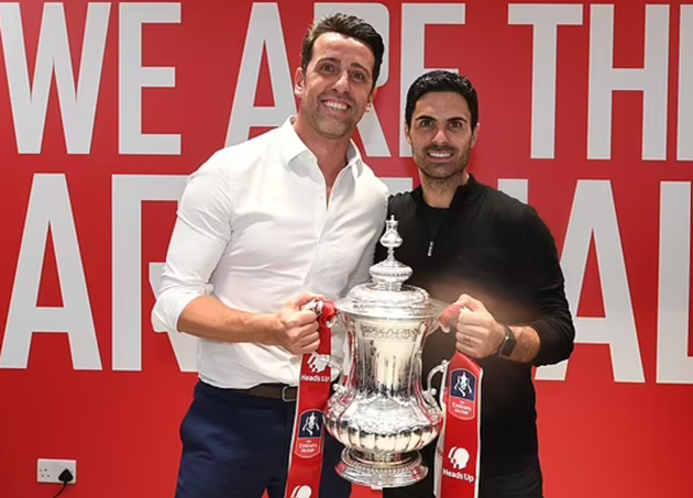 Mikel Arteta fully backs Arsenal's plans to tie down technical director Edu to a new deal - Bóng Đá