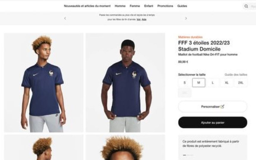 Nike bán trước mẫu áo mừng Pháp vô địch World Cup 2022 - Bóng Đá
