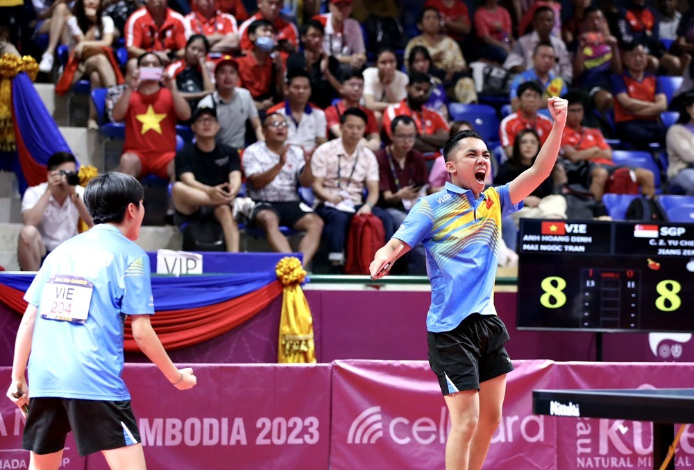 Bóng bàn Việt Nam gây địa chấn, giành HCV lịch sử ở SEA Games 32 - Bóng Đá