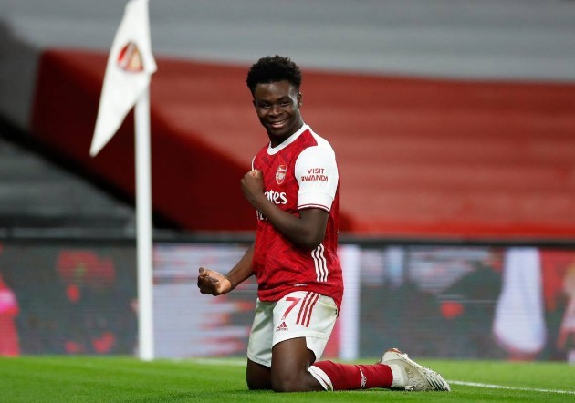 Bukayo Saka's stats - Bóng Đá