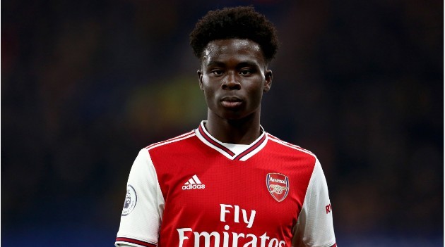 Bukayo Saka's stats - Bóng Đá