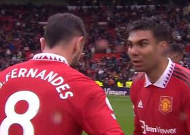 Nhìn Casemiro cãi nhau với Bruno, mới thấy Ten Hag hạnh phúc ra sao - Bóng Đá