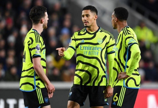 Mikel Arteta on the defensive trio of Declan Rice, William Saliba and Gabriel: - Bóng Đá