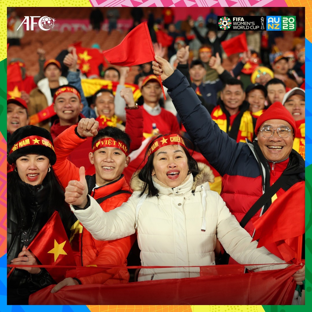 Báo chí quốc tế: CĐV Việt Nam nổi bật khán đài World Cup nữ 2023 - Bóng Đá
