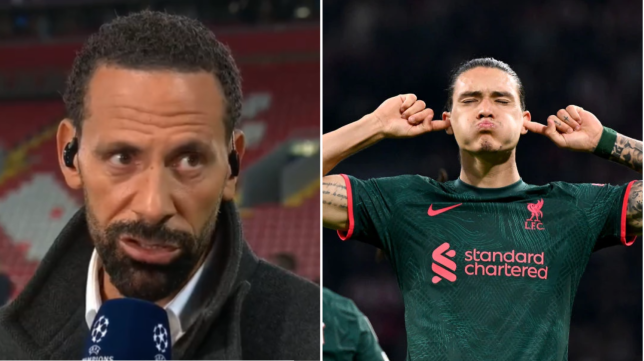 Rio Ferdinand makes Darwin Nunez prediction after Liverpool striker makes up for horror miss in Ajax victory - Bóng Đá