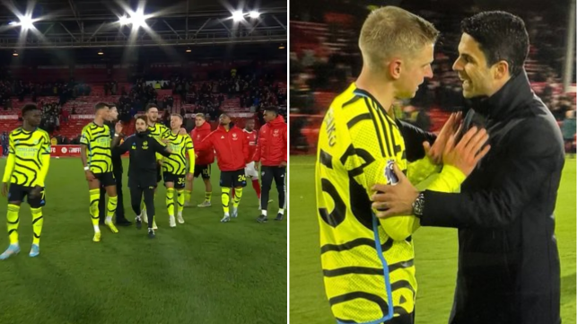 Mikel Arteta responds to nasty Ben White-Oleksandr Zinchenko spat after Arsenal’s win over Nottingham Forest - Bóng Đá
