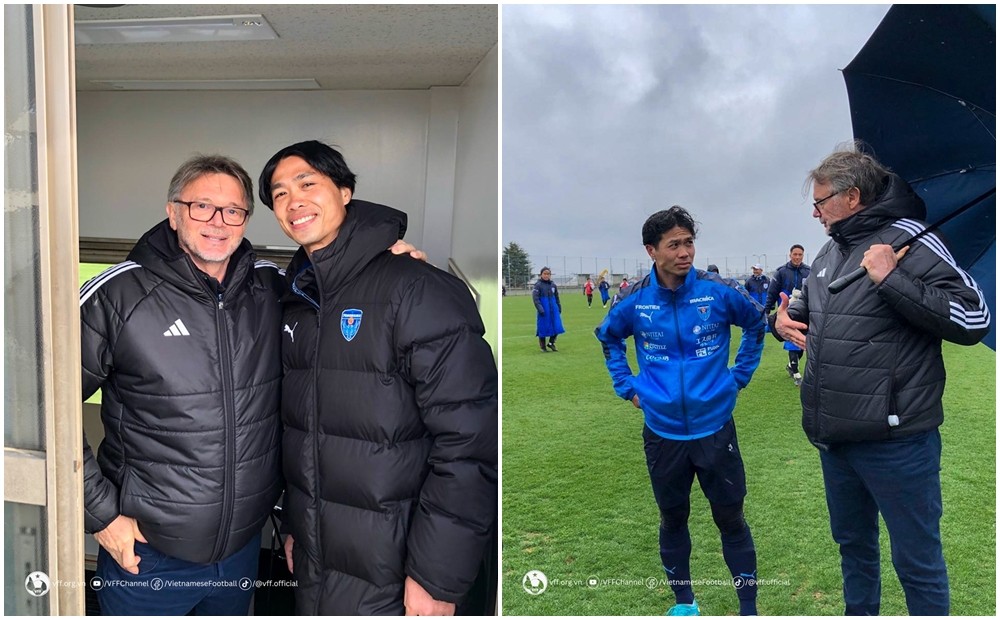 HLV Philippe Troussier xem giò Công Phượng tại Nhật Bản - Bóng Đá