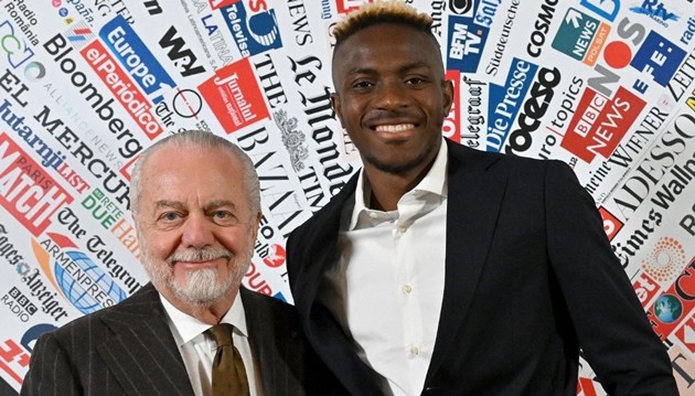 NÓNG! Chủ tịch Napoli xác nhận tương lai của Victor Osimhen - Bóng Đá