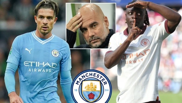 'Be angry' - Pep Guardiola sends strong message to Jack Grealish after England star loses his Man City place to new signing Jeremy Doku - Bóng Đá