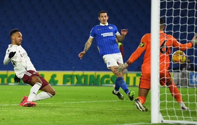 5 điểm nhấn trận Brighton 1-1 Arsenal: Arteta 'cao tay ấn'; Aubameyang mờ nhạt - Bóng Đá