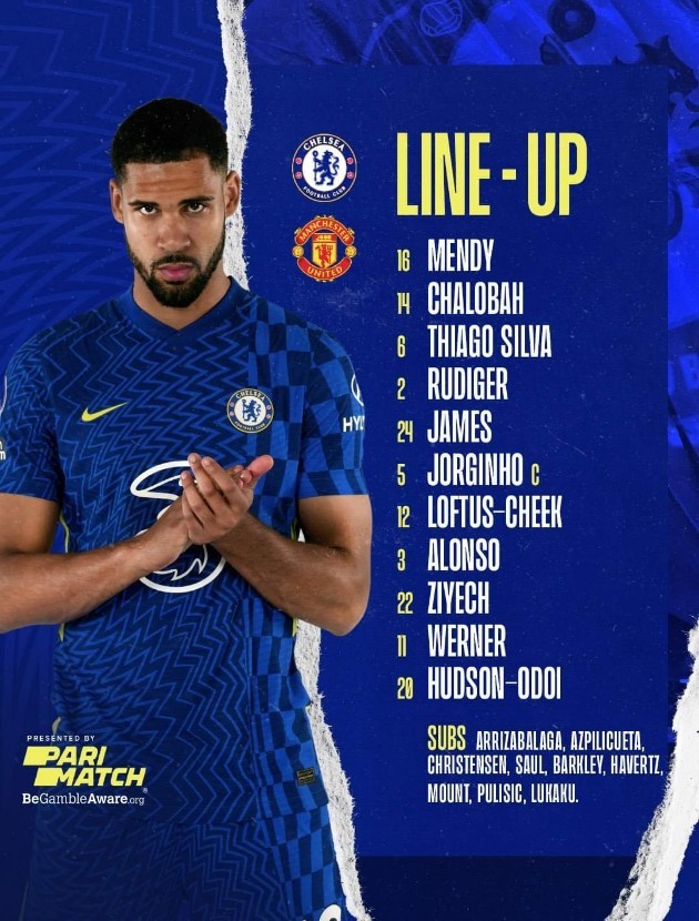 TRỰC TIẾP Chelsea vs Man Utd: Ronaldo dự bị; M.U không tiền đạo - Bóng Đá