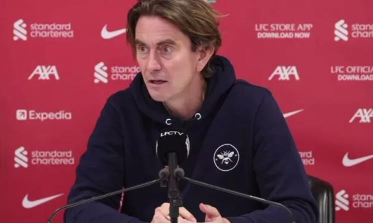 Brentford boss Thomas Frank could not help but heap praise on Liverpool superstar Mohamed Salah - Bóng Đá