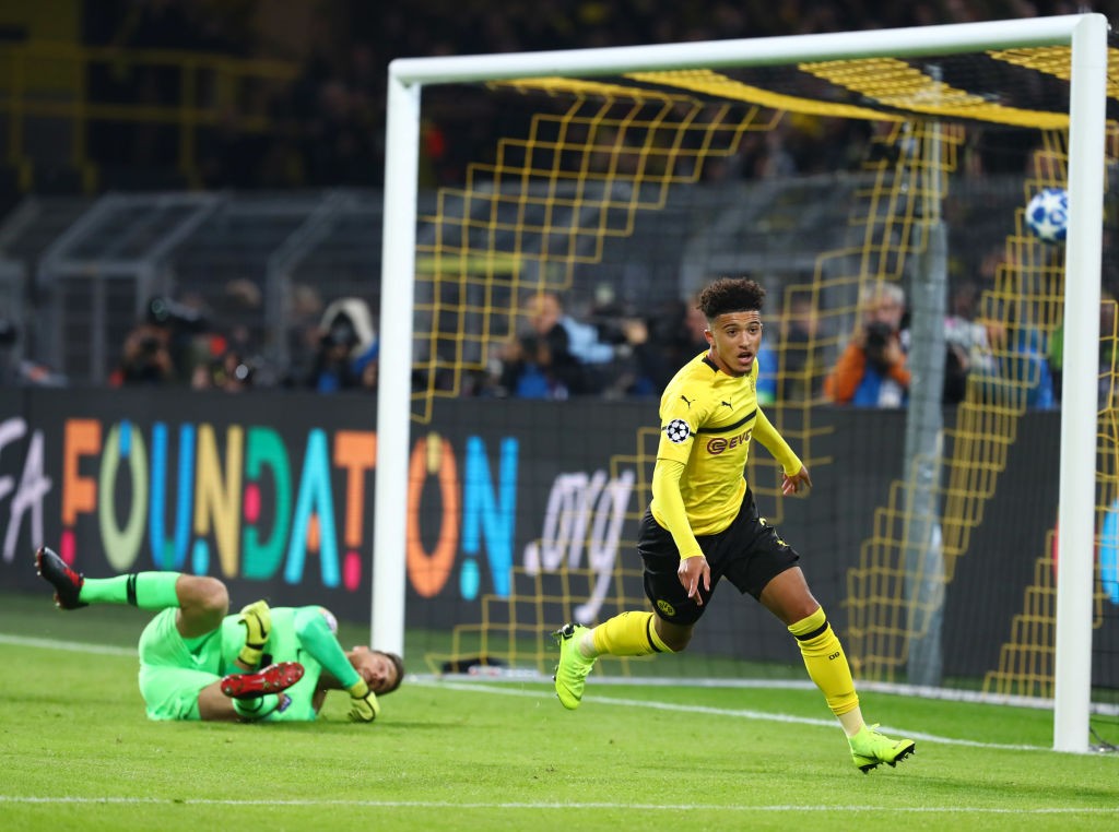 Jadon Sancho had his Champions League breakthrough against Atletico Madrid - Bóng Đá