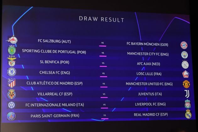 Ai vui, ai buồn sau 2 lượt bốc thăm kỳ lạ ở vòng 1/8 Champions League? - Bóng Đá