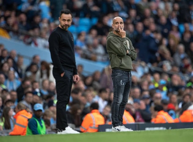 Pep Guardiola thận trọng khi nhắc đến Brighton & Hove Albion - Bóng Đá