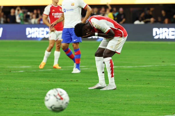 TRỰC TIẾP Arsenal 1-1 Barcelona: Saka đá hỏng penalty (H1) - Bóng Đá