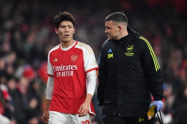 Mikel Arteta provides Takehiro Tomiyasu injury update after win over Wolves - Bóng Đá