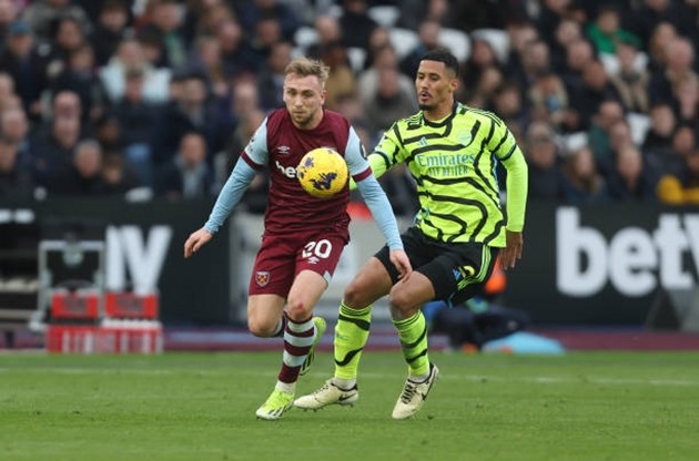 William Saliba tiết lộ lý do giúp Arsenal chơi bùng nổ trước West Ham - Bóng Đá