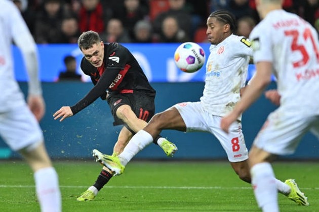 Tận dụng triệt để sai lầm, Bayer Leverkusen thắng dễ Mainz 05 - Bóng Đá
