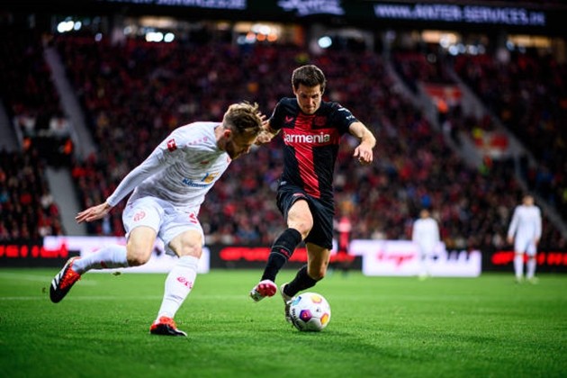 Tận dụng triệt để sai lầm, Bayer Leverkusen thắng dễ Mainz 05 - Bóng Đá