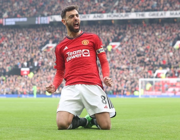 Sút tung lưới Everton, Bruno Fernandes tiến sát kỷ lục của Ruud van Nistelrooy - Bóng Đá