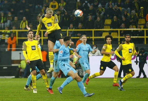 Haaland lập cú đúp trong chiến thắng 3-0 của Dortmund - Bóng Đá