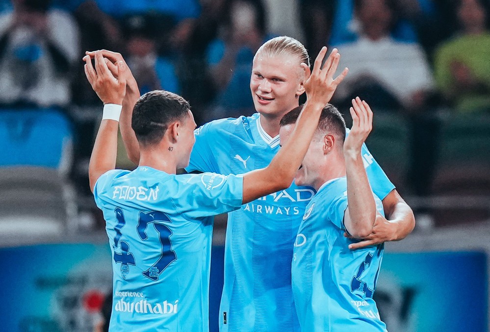 Haaland nổ cú đúp, Man City ngược dòng thắng 5-3 - Bóng Đá