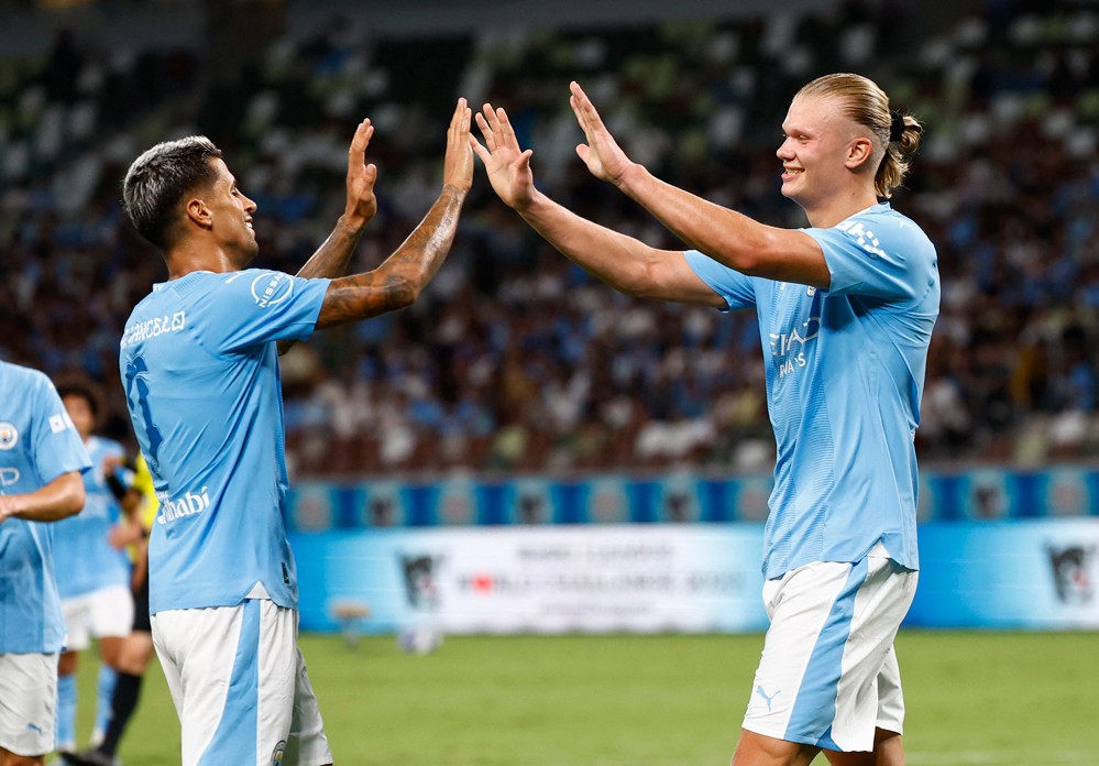 Haaland nổ cú đúp, Man City ngược dòng thắng 5-3 - Bóng Đá
