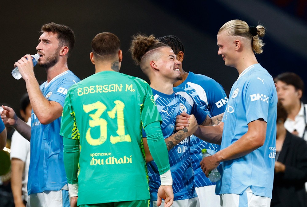 Haaland nổ cú đúp, Man City ngược dòng thắng 5-3 - Bóng Đá