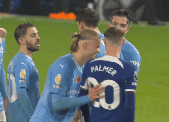 Chelsea star Cole Palmer explains altercation with former teammate Erling Haaland - Bóng Đá