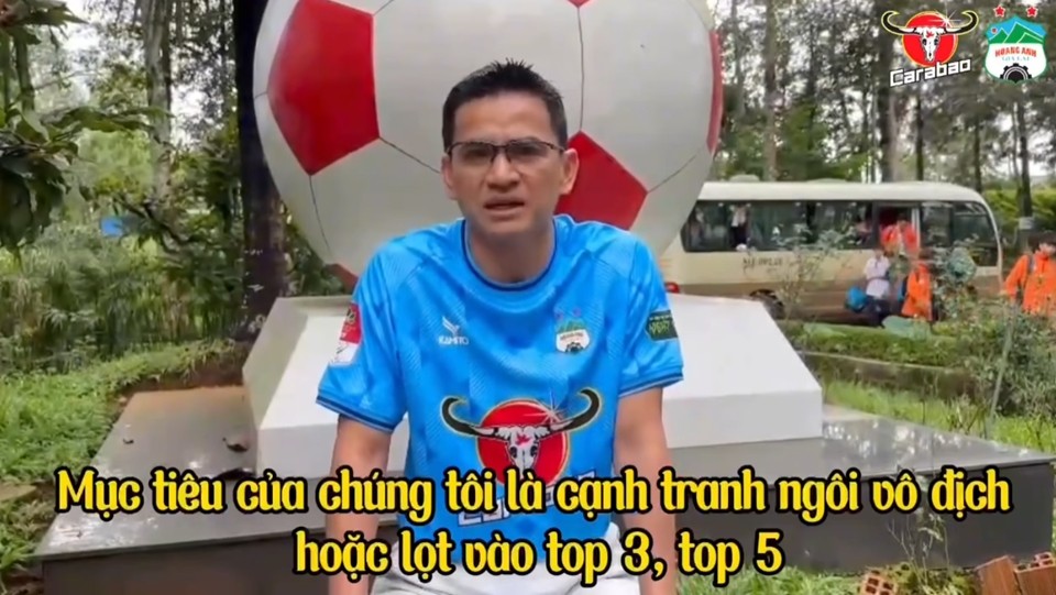 HLV Kiatisuk Senamuang nói thẳng mục tiêu vô địch của HAGL - Bóng Đá