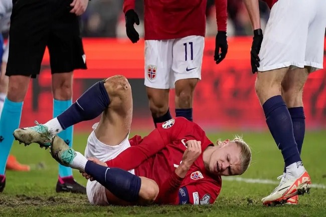 Haaland gặp vấn đề, tuyển Na Uy và Man City thấp thỏm - Bóng Đá