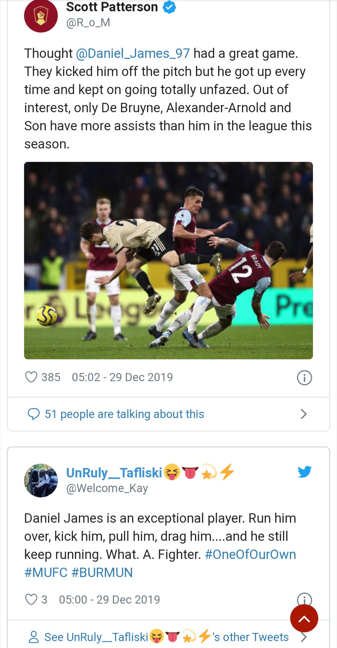 man utd fans hail daniel james - Bóng Đá