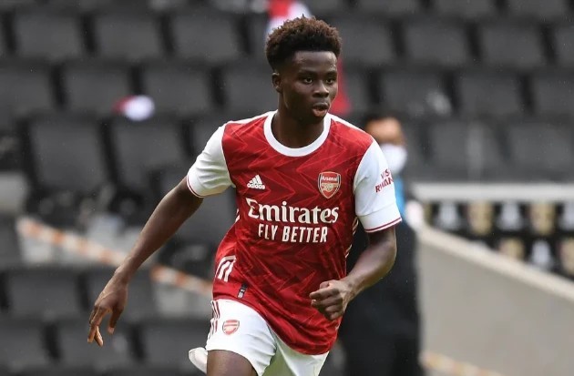 Bukayo Saka's stats - Bóng Đá
