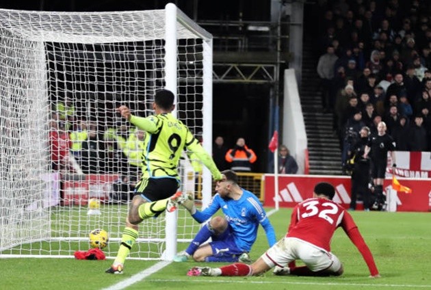  Gabriel Jesus on his goal vs Forest: - Bóng Đá