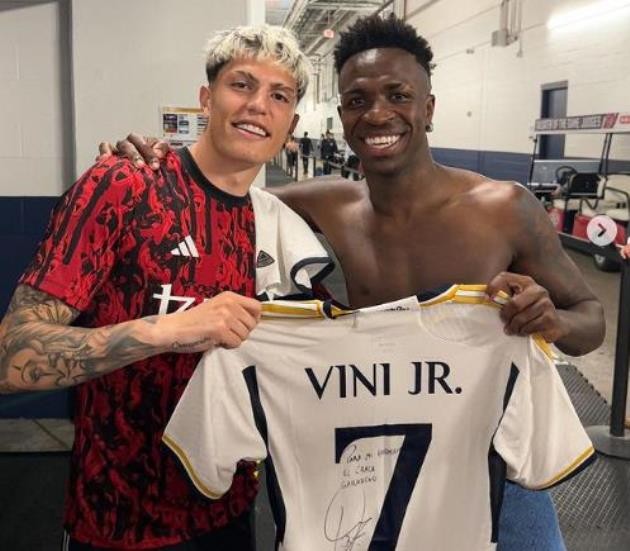  Vinicius Jr khen Garnacho - Bóng Đá