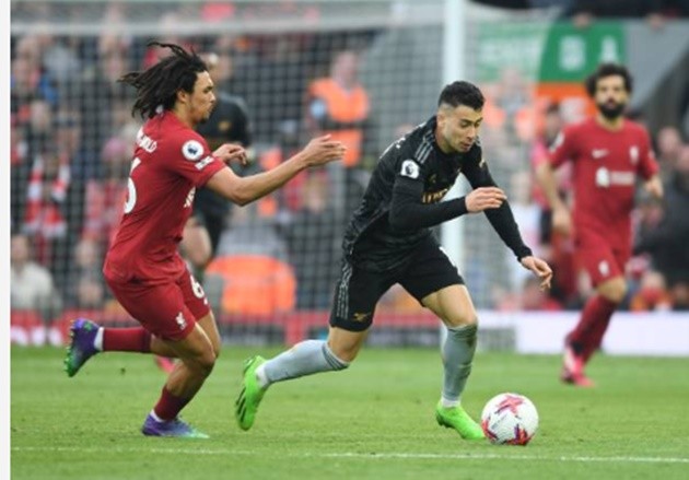 Analysing Gabriel Martinelli’s battle with Trent Alexander-Arnold at Anfield - Bóng Đá