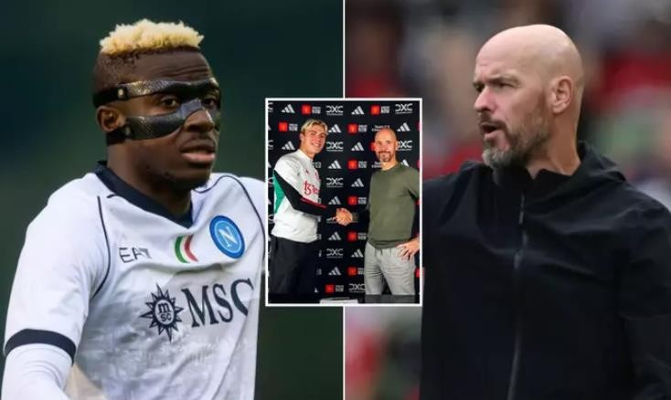 Man Utd may return for Victor Osimhen despite signing Rasmus Hojlund as transfer strategy revealed - Bóng Đá
