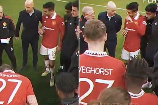 Fans spot footage of ‘true leader’ Casemiro demanding the first penalty in FA Cup shootout win against Brighton - Bóng Đá