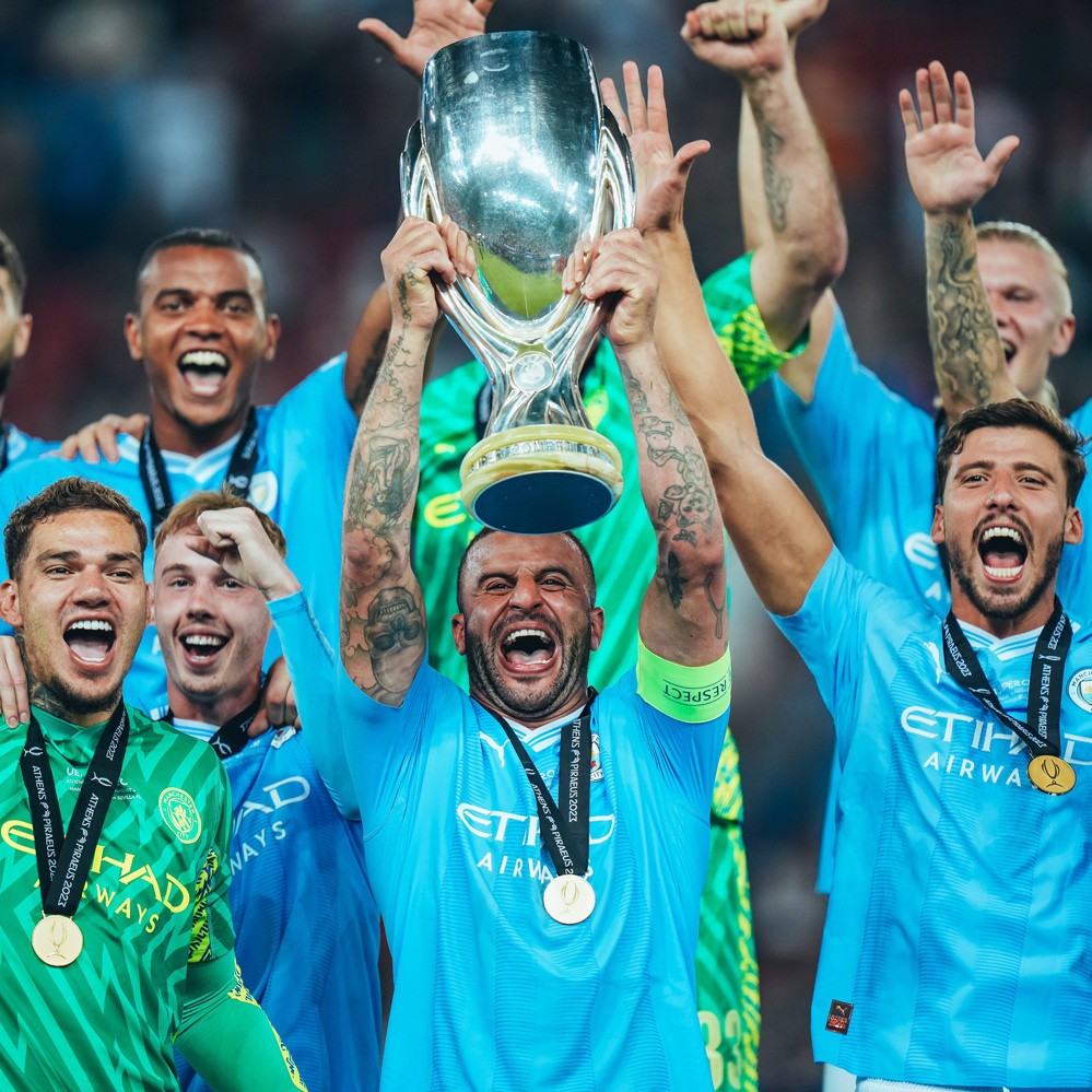Man City giành Siêu cúp châu Âu, Pep Guardiola cấm dàn sao ăn mừng - Bóng Đá