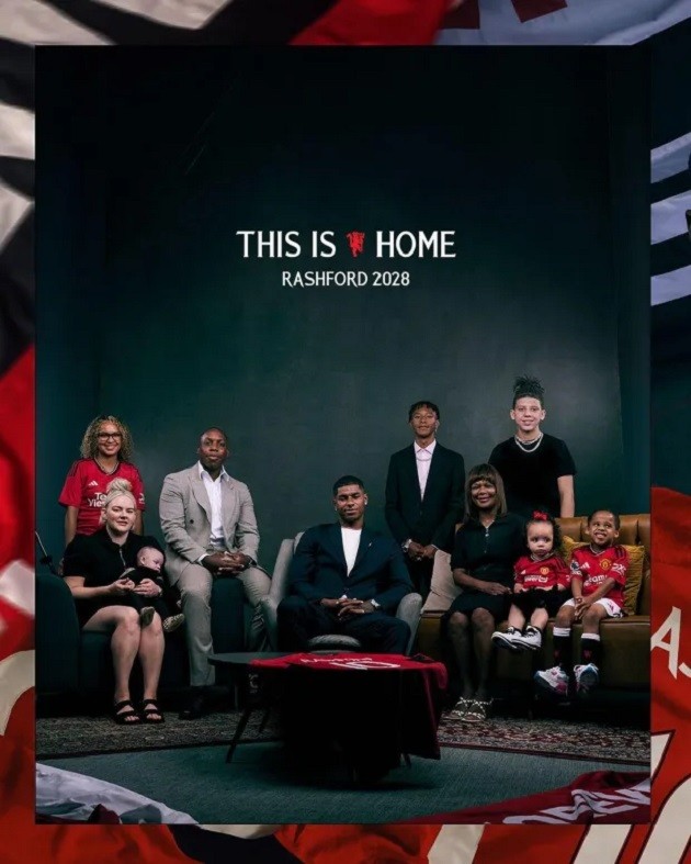Marcus Rashford poses for touching family snaps in ‘This Is Home’ shoot after signing new £325k Man Utd contract - Bóng Đá