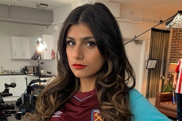 KHAL OF FAME Former adult star Mia Khalifa a shock VIP guest at European football giants’ gala at iconic stadium - Bóng Đá