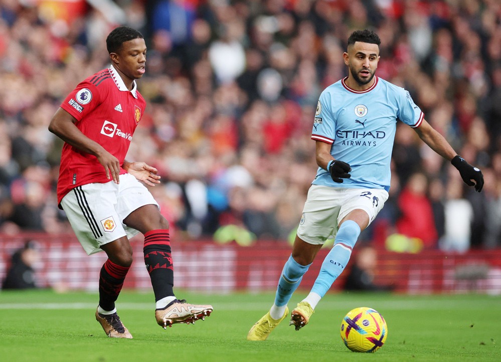 TRỰC TIẾP Man United 0-0 Man City (H1): Pressing toàn sân - Bóng Đá