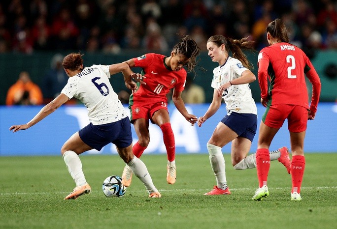 World Cup nữ 2023: Sự cố hy hữu trong trận Mỹ hòa Bồ Đào Nha - Bóng Đá