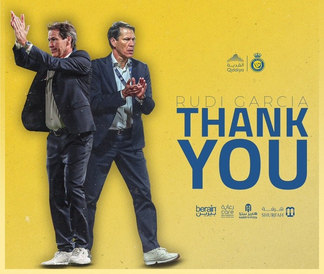 Al Nassr sa thải HLV Rudi Garcia - Bóng Đá