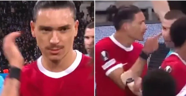 Everyone spotted Darwin Nunez's gesture after Liverpool's 97th minute VAR controversy - Bóng Đá