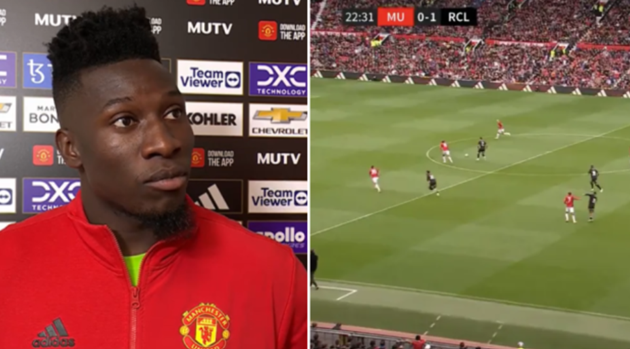 Andre Onana takes blame for conceding from halfway line on home debut - Bóng Đá