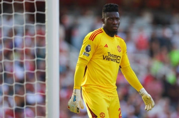Andre Onana's message to Man Utd teammates during Arsenal defeat speaks volumes - Bóng Đá