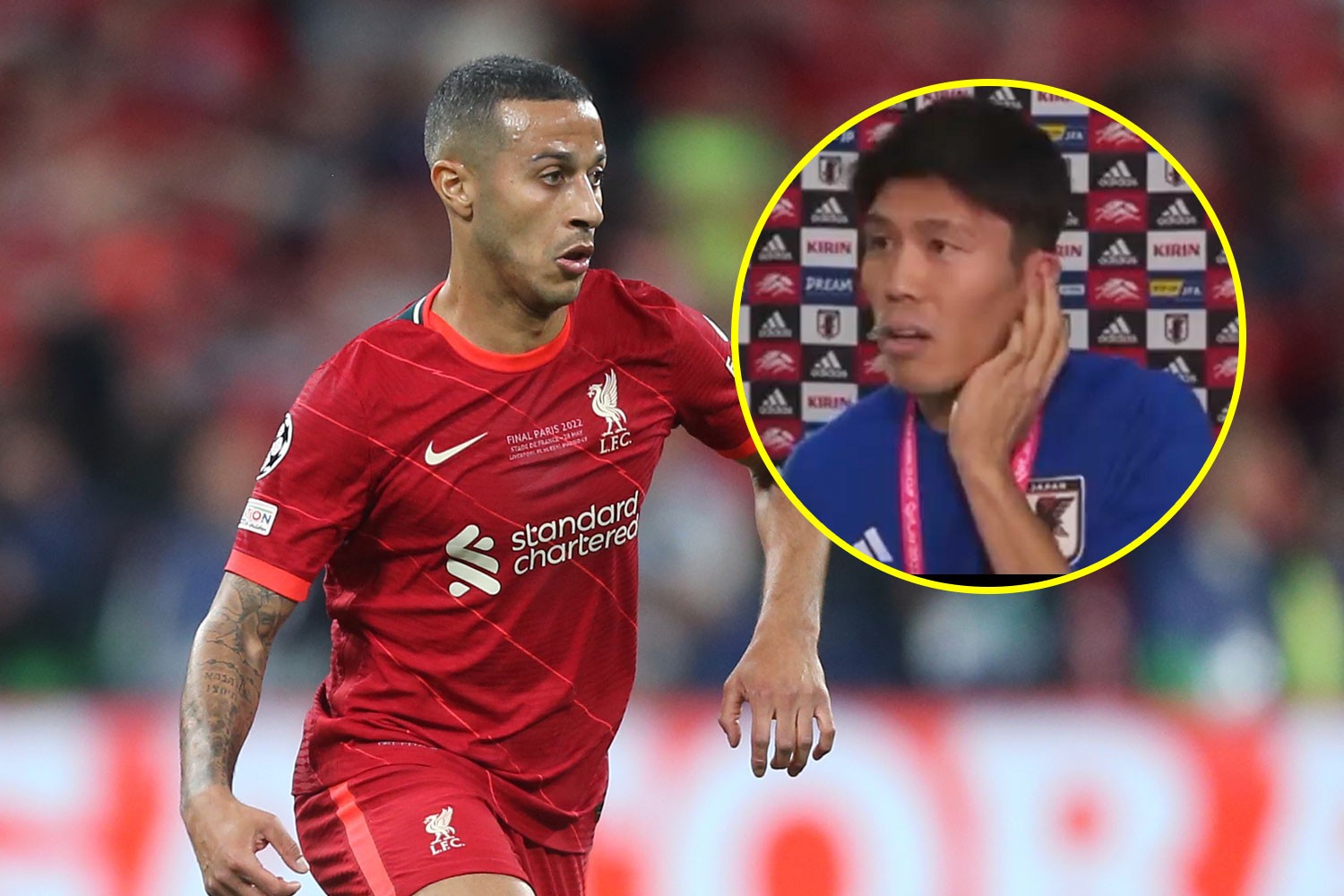 Tomiyasu nhầm lẫn về Thiago - Bóng Đá